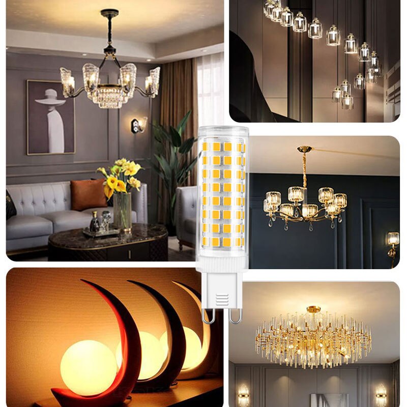 LED 5W 9W 12W 15W 20W AC110V 220V G9 led lamp Led bulb SMD 2835 3014 LED light Replace 30/40W halogen lamp light