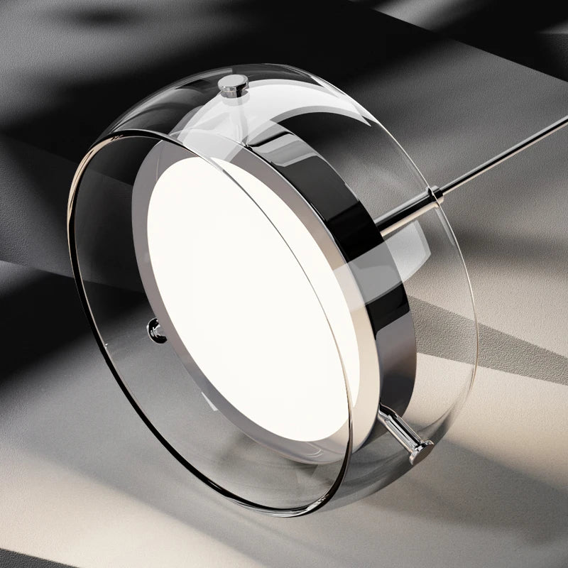 LED Italian minimalist restaurant pendant light, high-end glass dining table bar, desk lamp, modern island dining room lighting