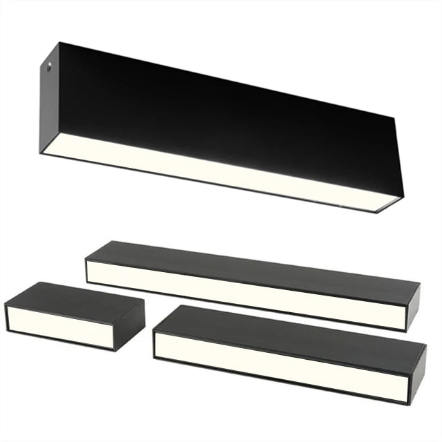 LED Long Ceiling Lamp Dimmable Line Light Fixture 40W Office Living Room Bedroom Home Decoration COB Spot Lamps Indoor Lighting