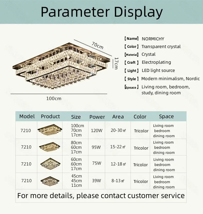 Modern Luxury Crystal LED Chandelier For Living Room Bedroom Dining Room Kitchen Ceiling Lamp Silver Chrome Remote Control Light