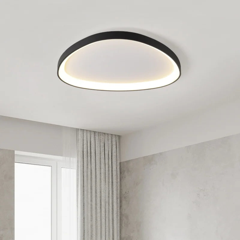 Nordic Minimalist LED Ceiling Light - Dimmable Chandelier for Living Room
