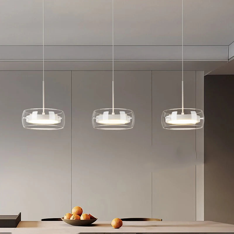 Modern LED Ring Pendant Light - Luxury Halo Chandelier for Living & Dining Room