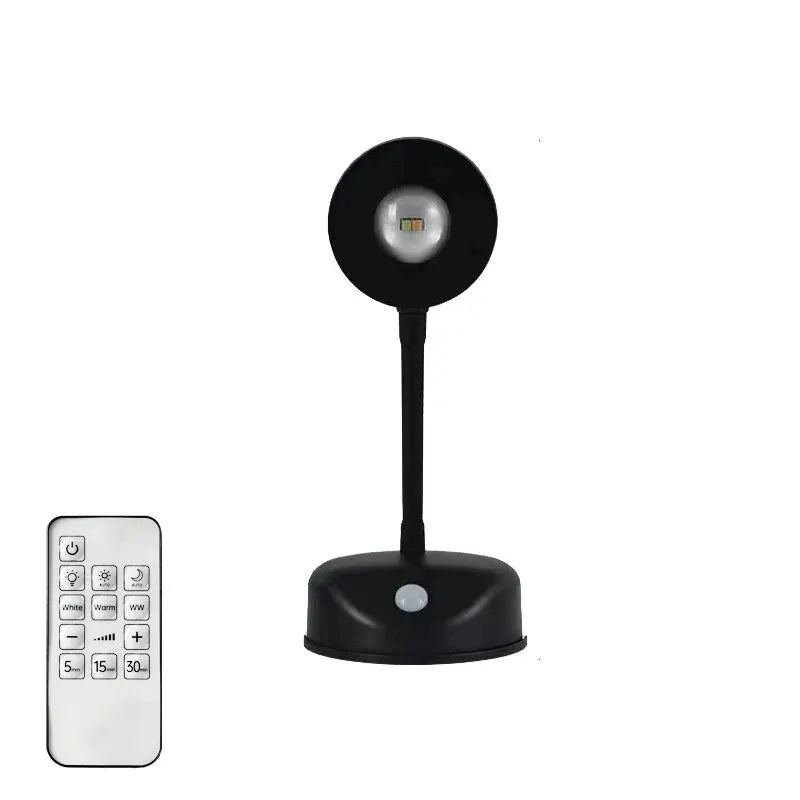 Wireless Motion Sensor LED Night Light (USB Rechargeable) - Stick-On Indoor Wall Lamp Fixture for Kitchen Cabinets, Bedroom, Living Room & Mural Display