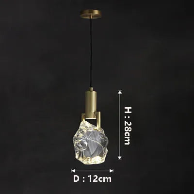Nordic pendant light gold luxury italians light design crystal light Dining Room Kitchen suspension light indoor bedside light