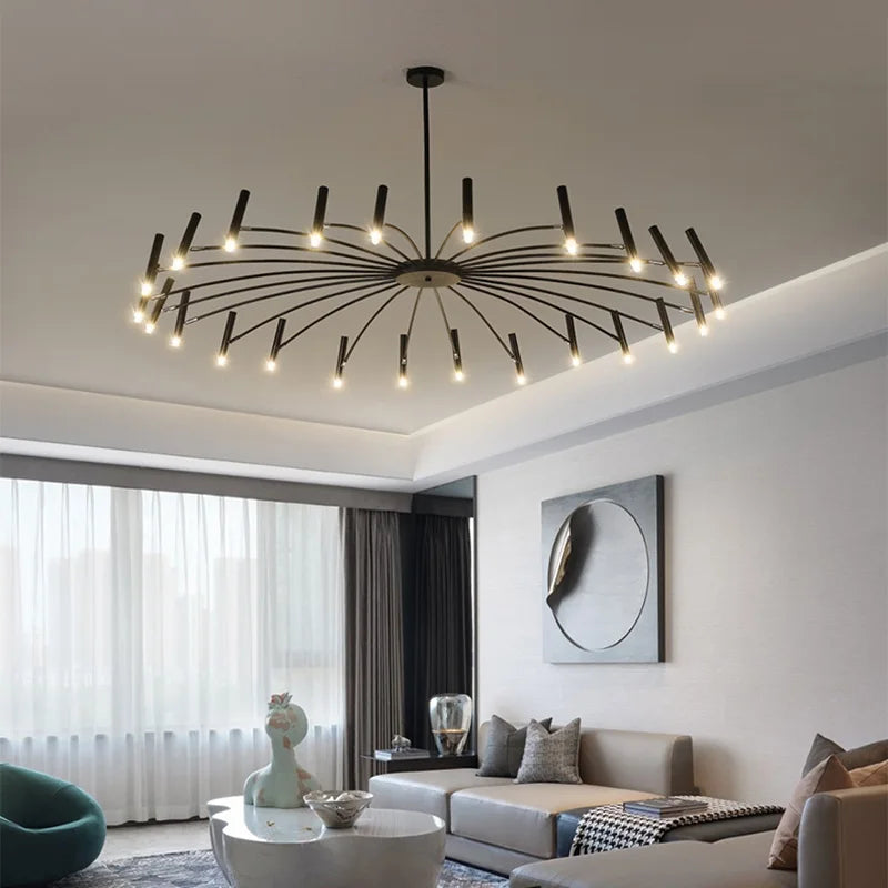 2025 Modern Design Art LED Chandelier Bedroom Restaurant Hanging Light Lighting Lustre LivingRoom Pendant Lamp Home Deco Fixture