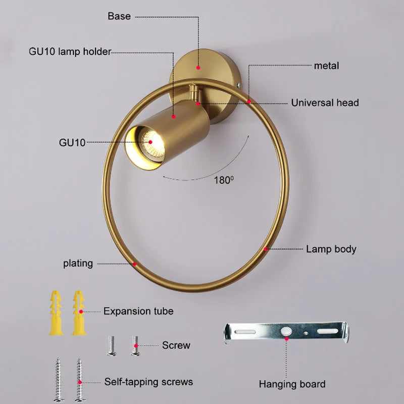 Modern 5W LED Wall Lamp Indoor Lighting Fixture Bedroom Bedside Light TV Background Hoom Decors Small Night Illumination lantern