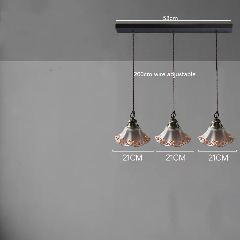 Modern Simple Ceramic LED Pendant Lamp Home Indoor Decors Lighting Bedroom Restaurant Dinning Living Room Lights Hang lamp