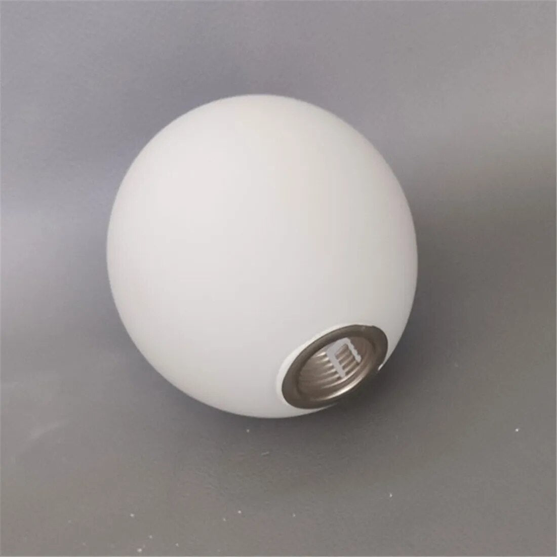 White Glass Lamp Shade for G9 Bulb, Frosted 2cm Fitter Opening Accessory Glass Fixture Replacement Globe or Lampshade