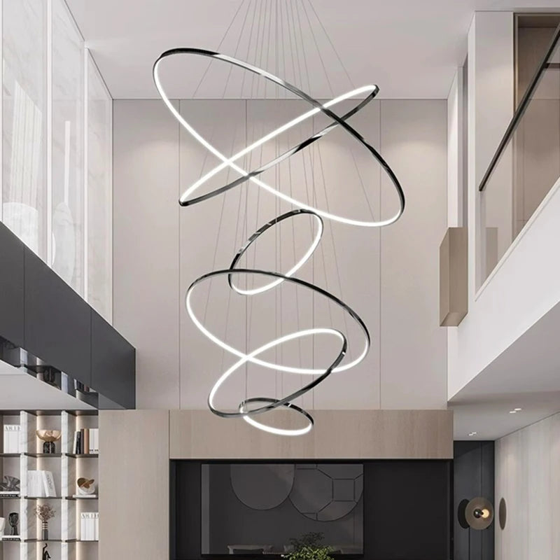 Modern LED Pendant Light for Living Room - Luxury Home Decor Chandelier