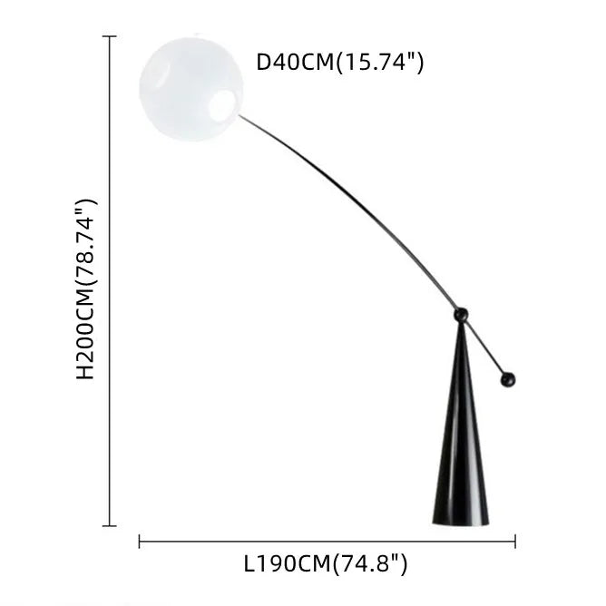 2023 Nordic Modern Creative Simple Fishing Floor Lamp Living Room Bedroom Study Hotel Lobby Art Decoration LED Remote Floor Lamp