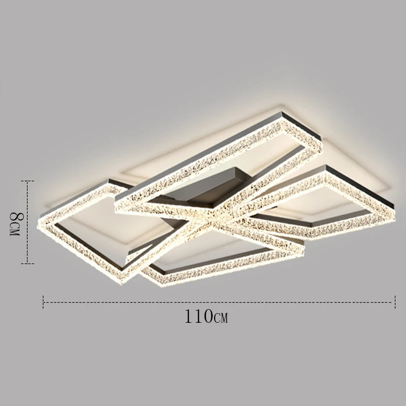 Nordic home decoration salon bedroom decor smart led lamp lights for room dimmable Ceiling light lamparas indoor lighting