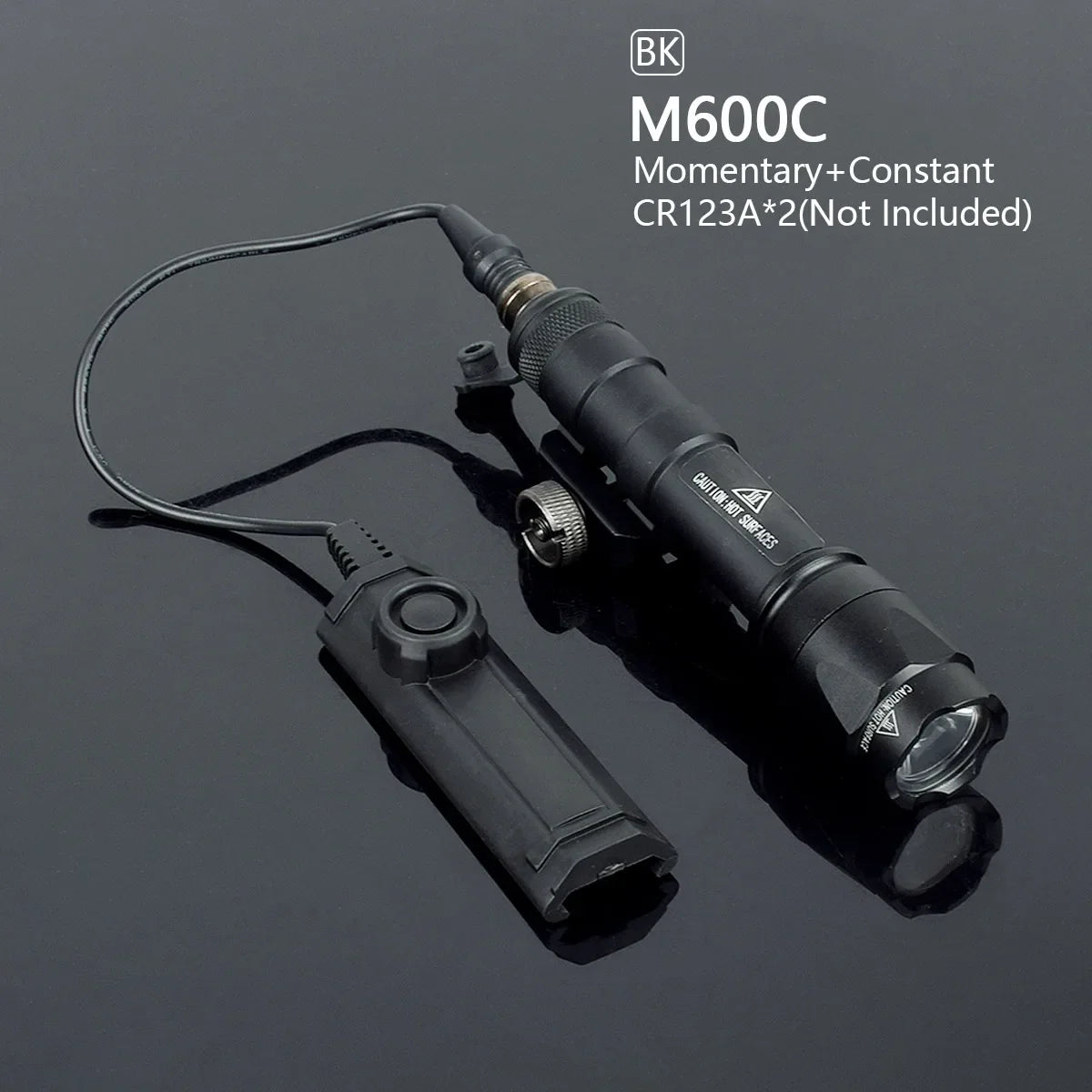 Tactical M600 / M300 LED Scout Light with Dual Pressure Switch for 20mm Rail