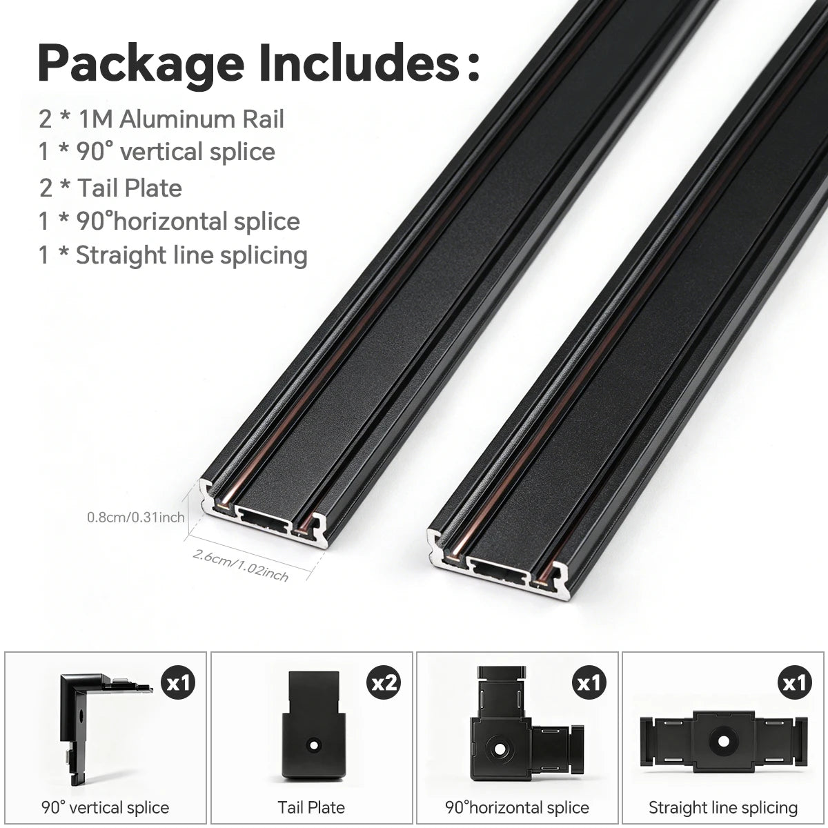 LED Magnetic Track Light Grille Flood Lamp Modern Embedded Flexible Linear Fixture LED Spotlight 3 Color CCT Ceiling Indoor Livi