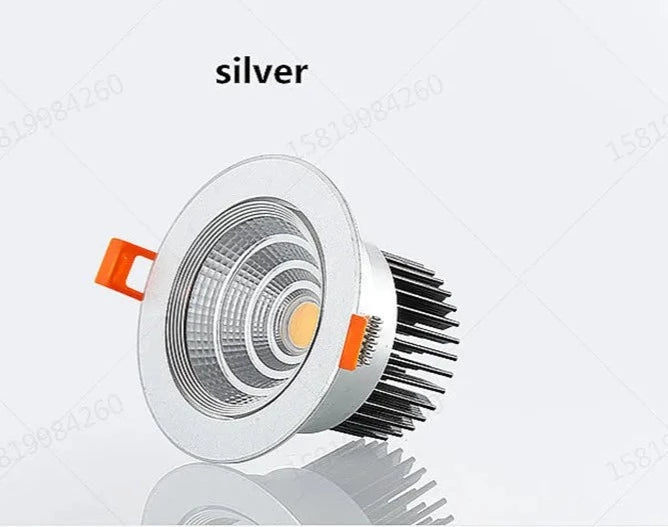 Dimmable Living room bedroom dining room spot light Led Downlight Light Ceiling Spot 3w 5w 7w 9w 12w 15w 18w AC85-230V Recessed