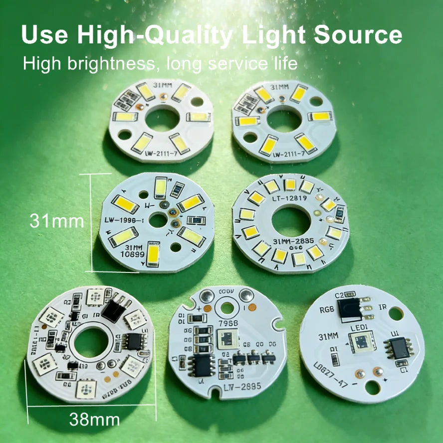 1/2/4 Pcs Dimmable 5V USB RGB LED Light Board with Remote Control - High-Brightness Colorful Gradient Module PCB Panel for DIY Model Display