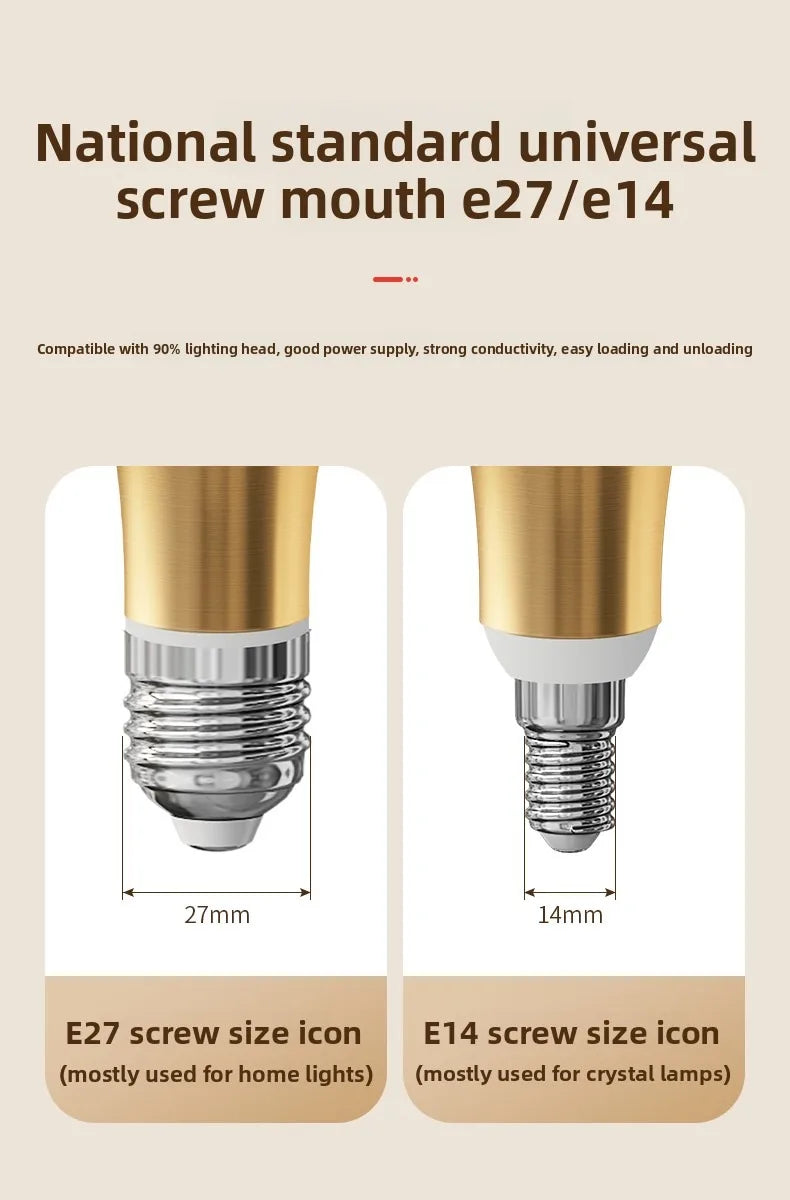 Acrylic Crystal Mini Pendant Light 2pcs - E27/E14 LED Fairy Lamp for Bedroom & Kitchen, Warm White/Cold White, 110V-220V