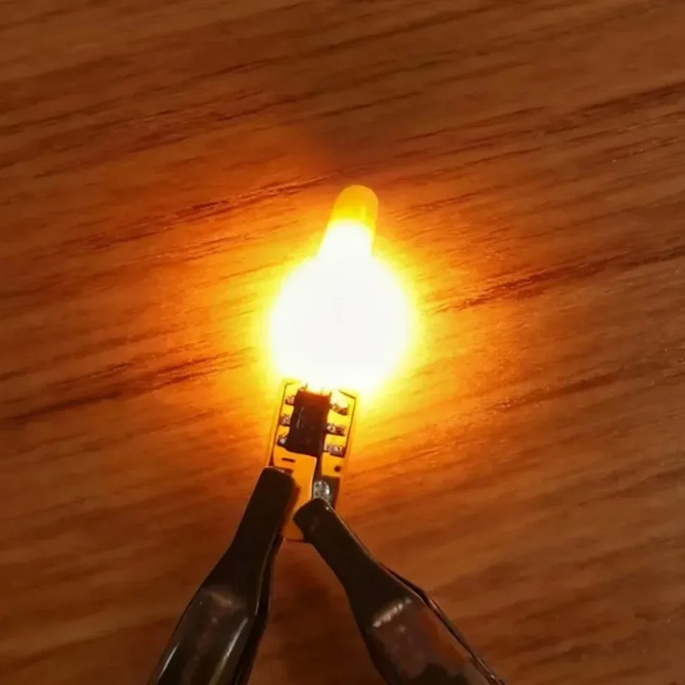 DC3V COB LED Flickering Flame Edison Filament Diodes (1–100 Pcs) - Flexible Vintage Candle Light Engine for DIY Bulbs & Party Decor
