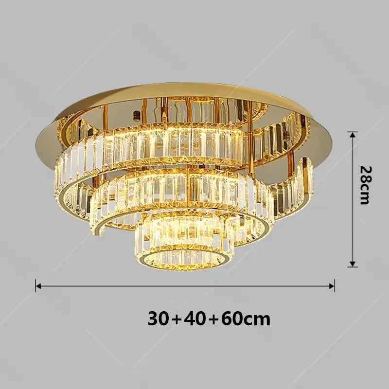 Home decorationPendant lights, luxury crystal living room chandelier, dining room Pendant lamp, ceiling light, indoor lighting