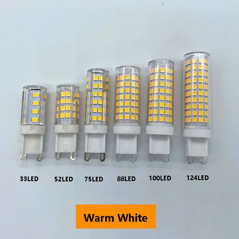 G9 led 5W 9W 12W 15W 20W AC110V 220V led lamp Led bulb SMD 2835 3014 LED g9 light Replace 30/40W halogen lamp light