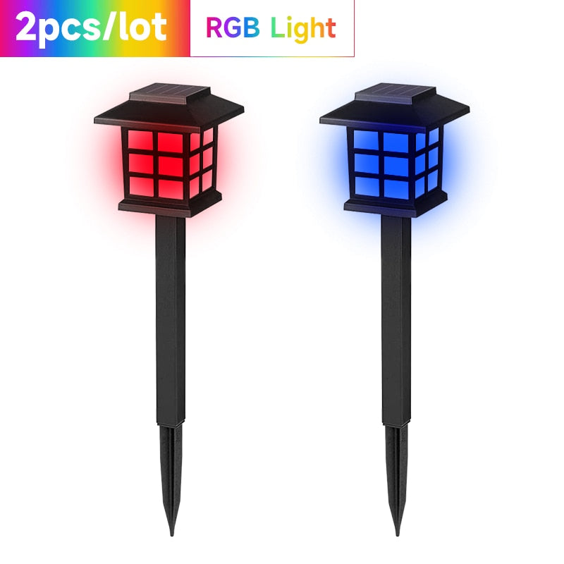 LED Solar Pathway Lamp Waterproof Outdoor Lawn Light Garden Patio Decor Landscape Energy Lighting forWalkway Yard Led Solar Lamp
