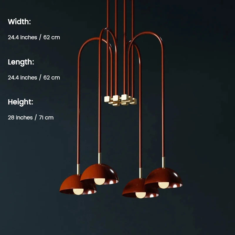 Modern Simplicity Luxury Stylish LED Pendant Lights Metal Hanging Lamps for Dining Room Hall Café Bar Home Decoration Art Design