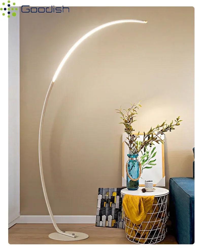 Modern Nordic LED Floor Lamp | Minimalist Fishing Light for Study & Living Room
