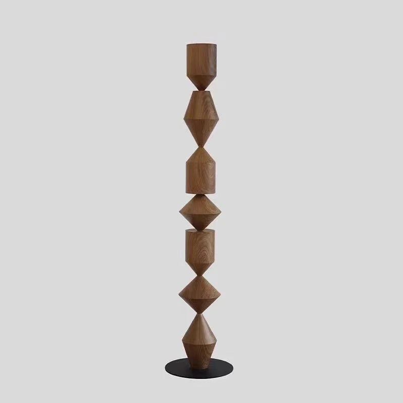 Modern Minimalist Creative Wood LED White and Black Floor Lamps Living Room Study Bedroom Indoor Home Decoration Light Fixtures
