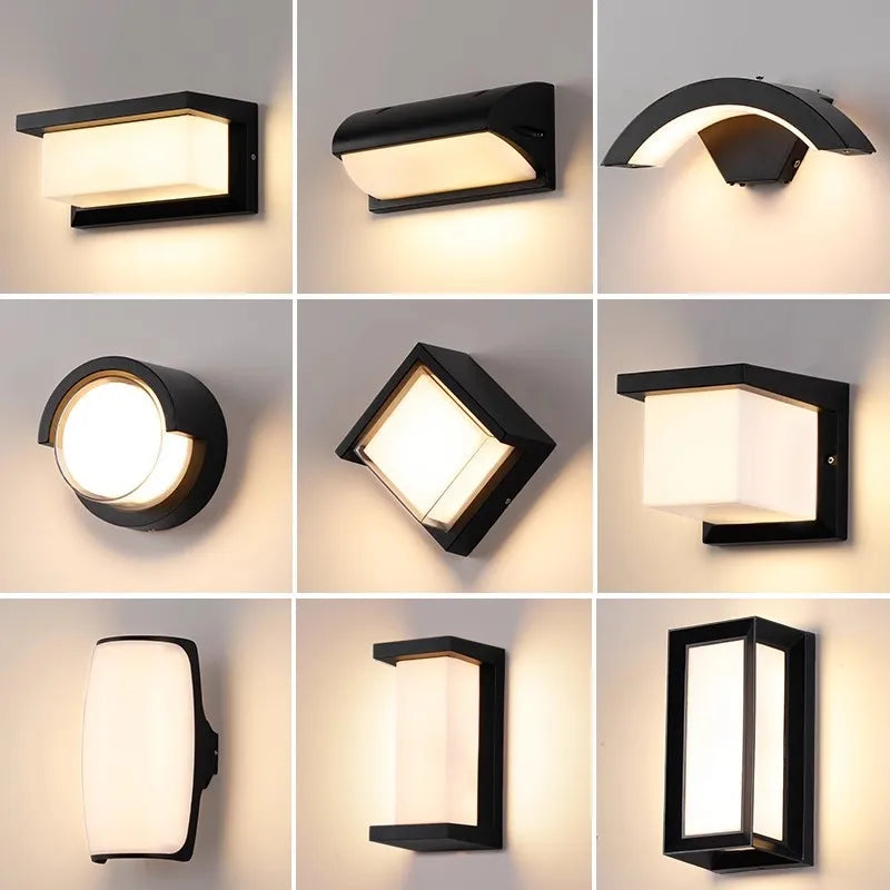 Led Outdoor Wall Lamp Led Outdoor Wall Light Waterproof Light Outdoor Porches Led Light Motion Sensor Light Outdoor Lighting