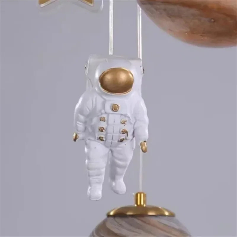 Children's Room Ceiling Pendant Planet Astronaut Children's Living Room Bedroom Nordic Cartoon Decoration Moon Ceiling Light