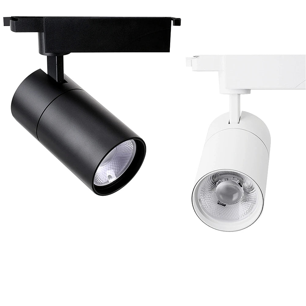 LED Track Light Rail 0.5M 1M Black White Aluminum 2 Wire System Track Light Series Universal Track for Ceiling Spot Lamps