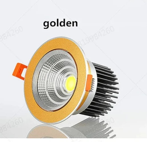 Dimmable Living room bedroom dining room spot light Led Downlight Light Ceiling Spot 3w 5w 7w 9w 12w 15w 18w AC85-230V Recessed