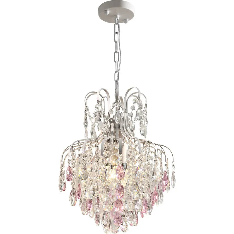 Modern Luxury Colorful Crystal Bedside Led Pendant Lights Home Decor Bedroom E14 Suspend Lamp Bar Hanging Lamp Led Luminarias