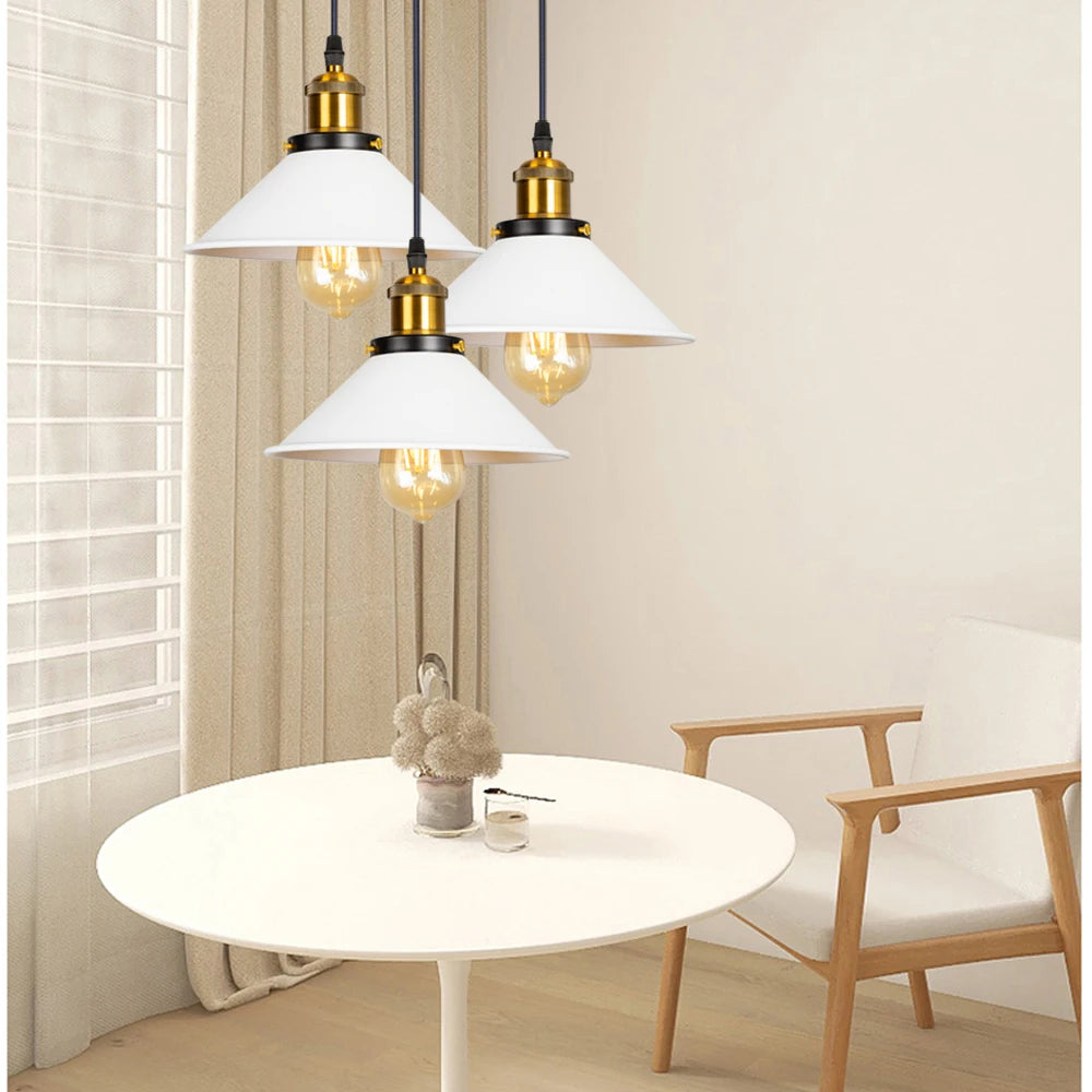 Pendant lights Nordic led Hanging lamp Christmas decorations for home lighting lamps E27 110-220v for living room with lampshade