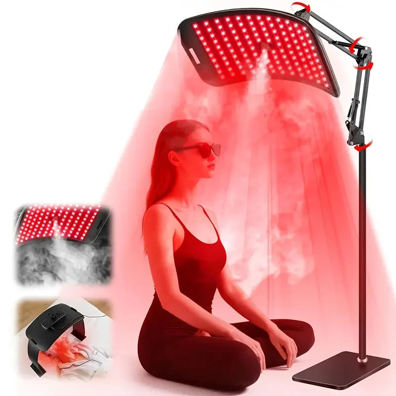 460-850nm Red Light and infrared Therapy 528 LED Chips Panel Facial Body Skin Rejuvenation Home Care Salon Device