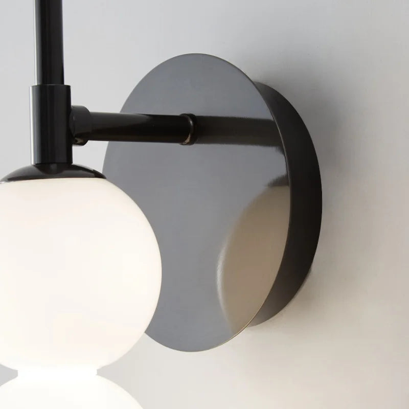 Wall Lamp Bedroom Nordic Minimalist Glass Lamp for Corridor Living Room Background Wall Light