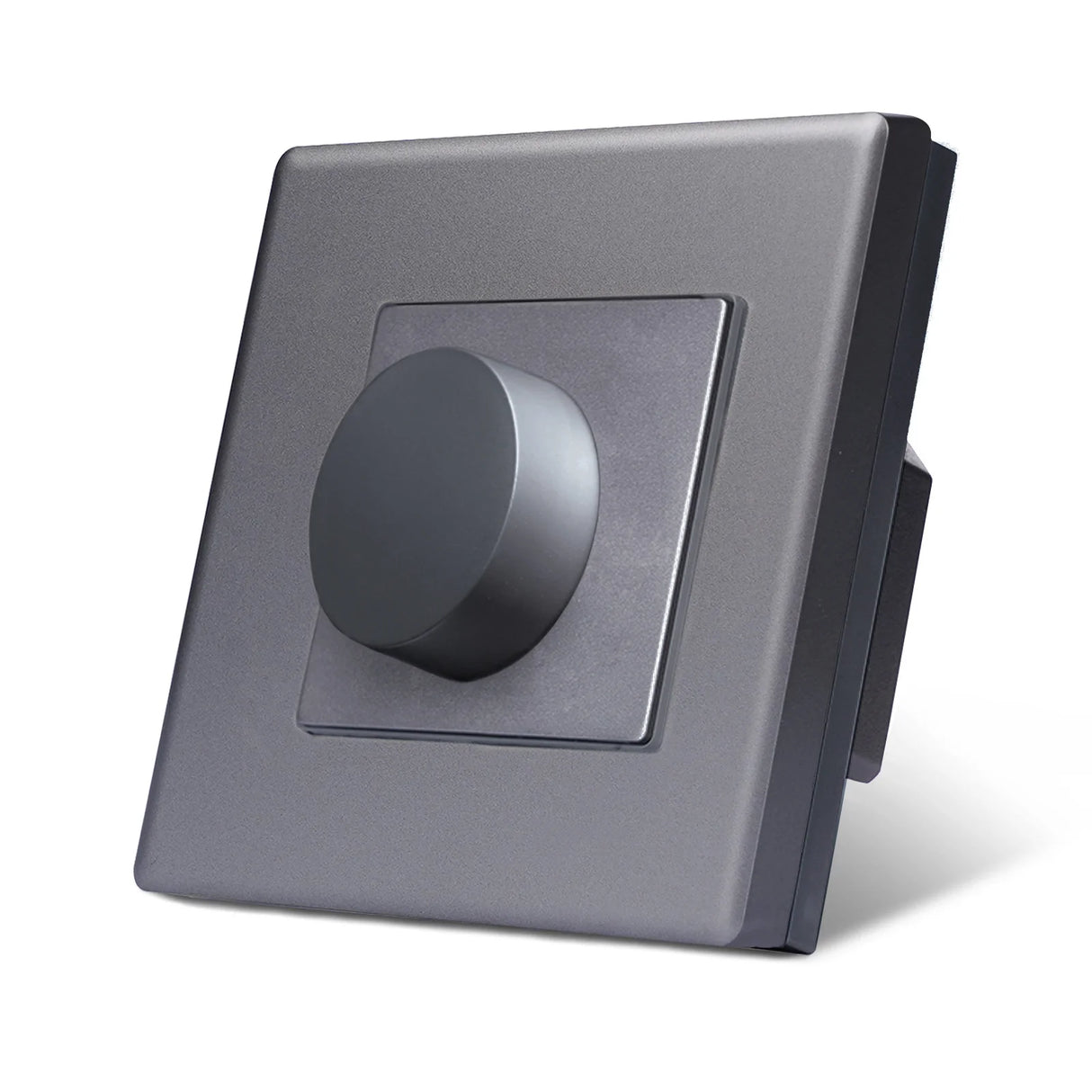 Dimmer Light Switch Rotary Knob Glass Frame Panel Mechanical LED Dimmable Switch Wall Mounted Switches EU Russia Switches