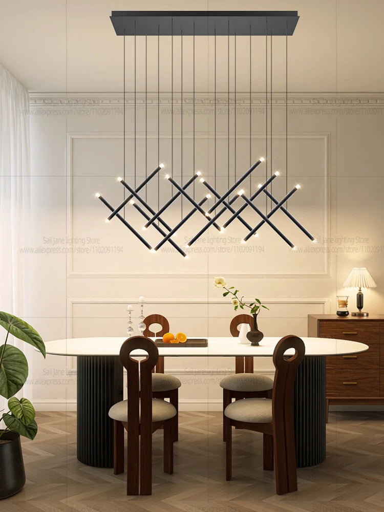 Nordic Pendant Light Modern Living Room Dining Table Lighting Lounge Hanging Restaurant Attic Chandelier Bedroom Ceiling Lamp