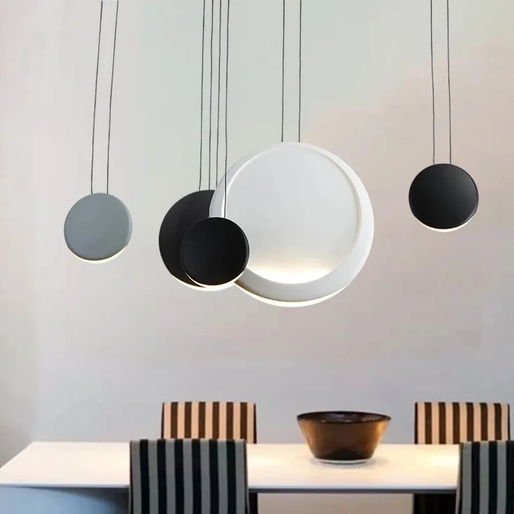 Scandinavian LED Chandelier - Modern Nordic Pendant Lamp for Dining & Kitchen