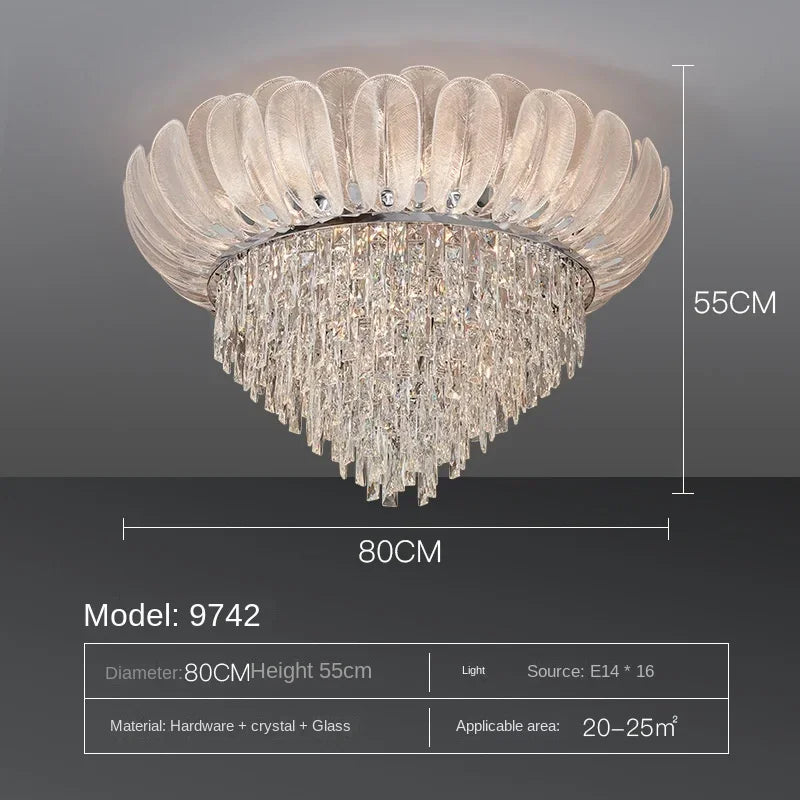 Ceiling Chandeliers Crystal Pendant Lamp Modern Design Luxury Lighting Fixtures Home Lustre Foyer Hanging Light home decoration