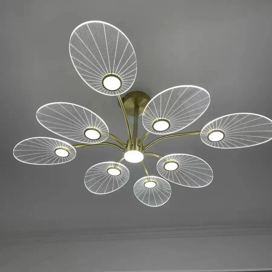 Modern LED Living Room Ceiling Chandelier - Luxury Interior Decoration Pendant Light