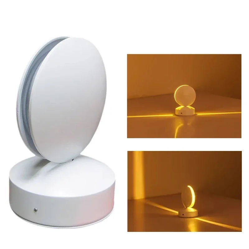 2025 NEW 360Degree 10W RGB LED Window Sill Door Frame Wall lamp With Remote Hotel KTV Corridor Aisle Beam Ray Line Wall Lamps