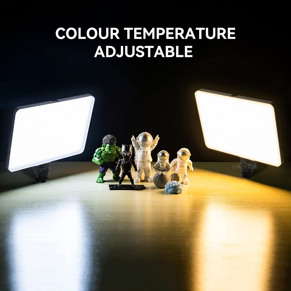 LED Fill Lamp Video Light Panel 2800-7000K Photography Lighting Live Stream Photo Studio Light Kit For Live Stream Tiktok