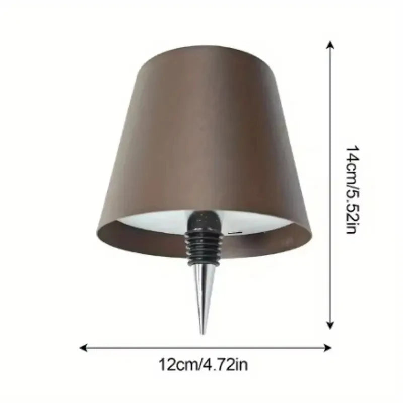 Wireless Wine Bottle Lamp 3 - Color LED Table Lamp with Rechargeable Touch Control Ideal for Bar and Restaurant Dec Suitable for