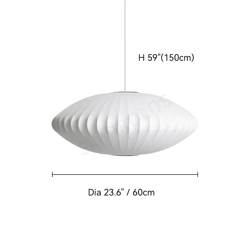 Wabi-sabi Silk LED Pendant Lamp Denmark Designer Hanging Light Living Room Hotel Restaurant Factory Direct High-End Home Decor