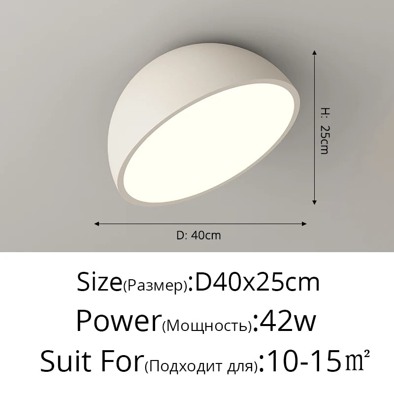Simple Dimming Round New Modern LED Ceiling Lights Lighting Living Study Room Bedroom Corridor Aisle Flats Stairs Indoor Lamps