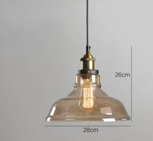 Clear Gray Amber Colour Vintage Pendant Lights Dining Glass Hanging Lamp Russia Loft Luminaire Modern Bedroom Light Fixture