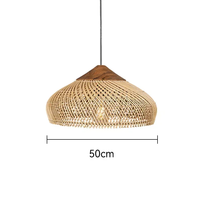 2026 Southeast Asian Rattan Lamps Handmade Pendant Lights Hight Quality Dining Room Restaurant Kitchen Light Fixtures