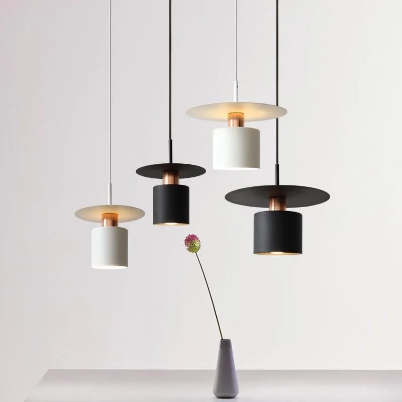 Nordic Minimalist Bedside Pendant Light - Modern Single Head Hanging Lamp