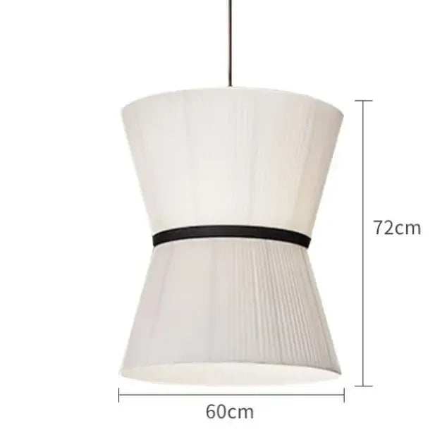 Wabi-sabi Style Pendant Lights Modern Fabric Pendant lamp for Restaurant Cafe Dining Room Minimalism Cloth Art Chandelier