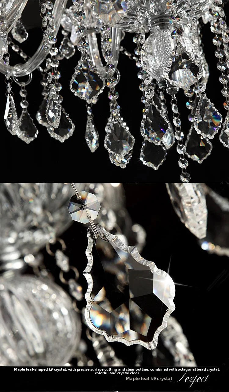 European Imported Egyptian Crystal Lamp Luxury Villa Living Room Pendant Light Simple Candle Dining Room Lamp Study Bedroom 2026